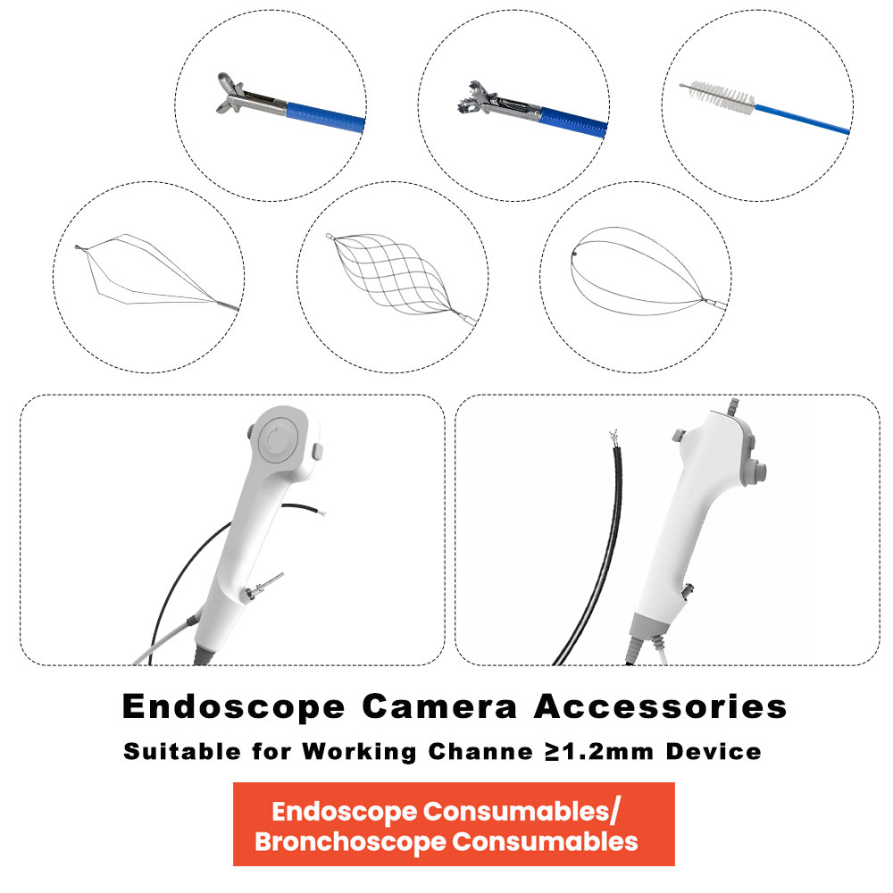 Lens Camera Clip - Çalışma Kanalları İçin Kullanılır ≥1.2mm Endoskop