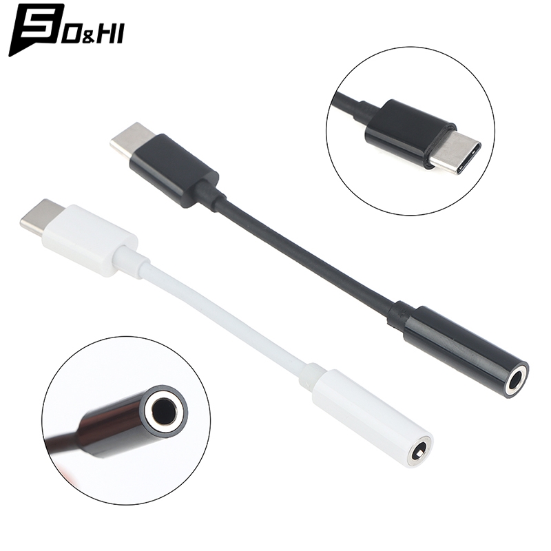 Earphone Splitter Jack - Tip-c için 3.5mm AUX Jack kulaklık