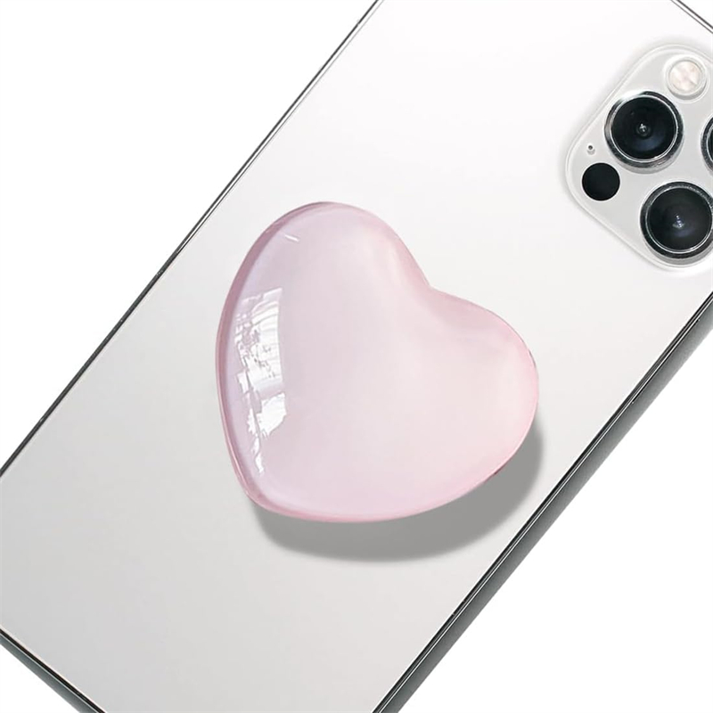 Phone Accessories Vending Machine - 3D Kalp Şeklinde Kristal Katlanabilir Parmak