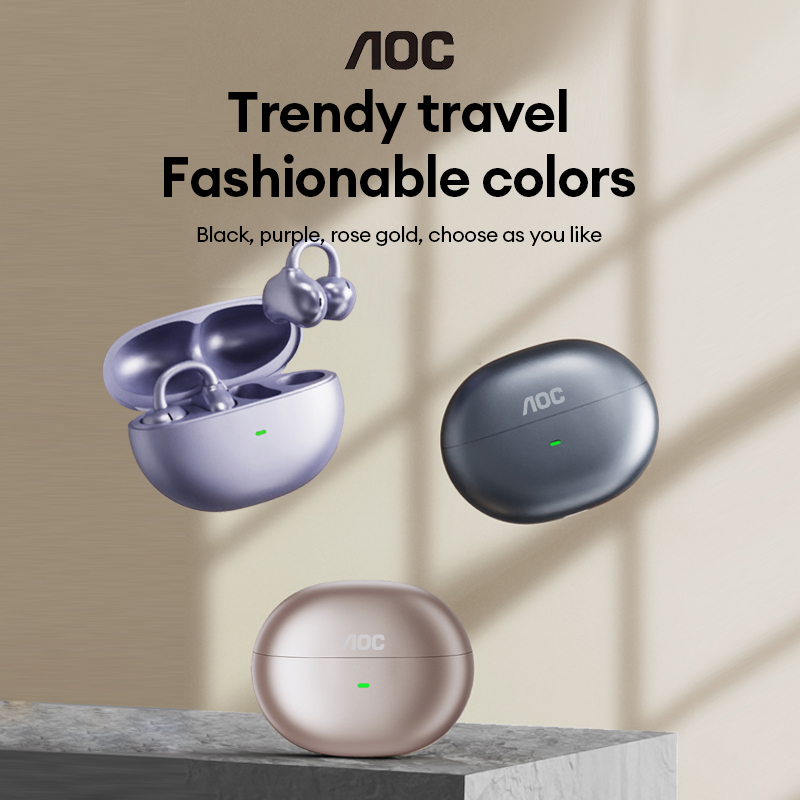 Wireless Earbuds Case - AOC ACD2544 Kablosuz Bluetooth Kulak Klipsli