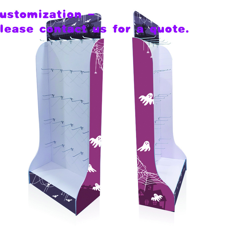Phone Accessories Rack Display - Özel Tasarım Süpermarket Taşınabilir PVC Form