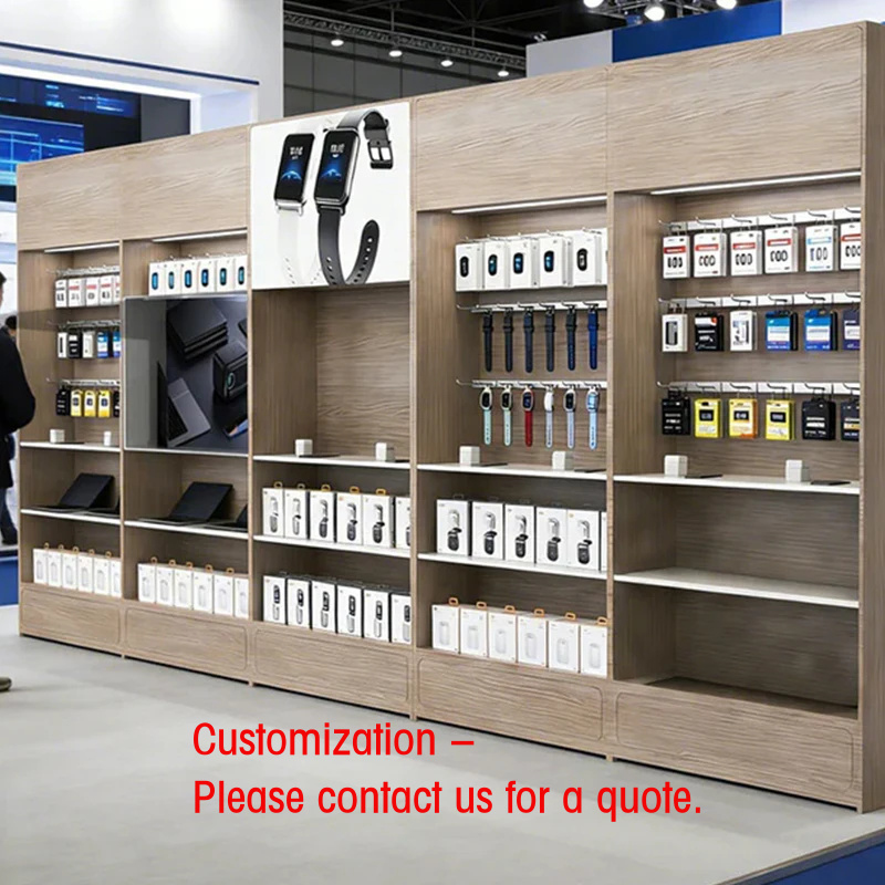 Phone Accessories Rack Display - Özel Ölçülü Metal Giysi Teşhir Rafı