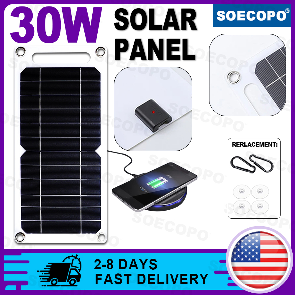 Phone Accessories Warehouse - SOECOPO 30W Hafif Esnek Güneş Paneli