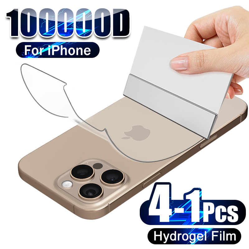 Phone Accessories Business - 4-1 adet arka hidrojel Film iPhone