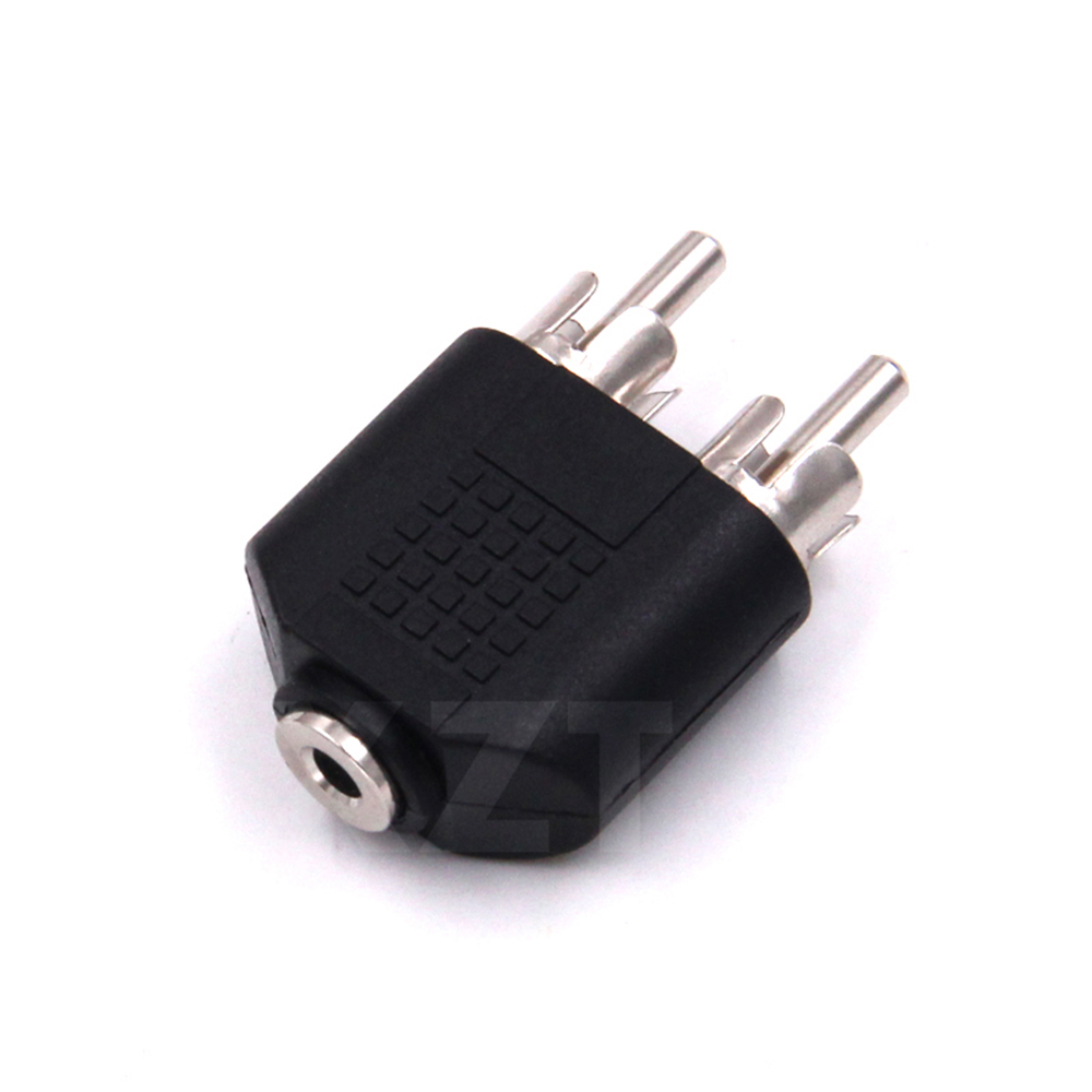 Earphone Splitter Jack - 3.5mm Stereo Erkek - 2 RCA