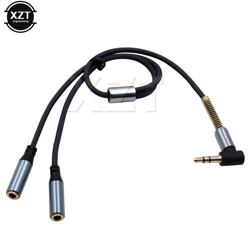 Earphone Splitter Jack - 3.5mm 1 ila 2 Ses Aux
