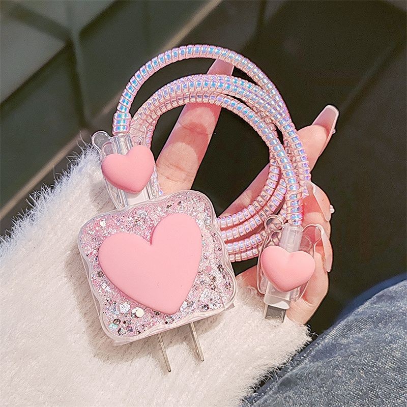 Phone Accessories Business - Yüksek Kaliteli Pembe Kalp Şeklinde iPhone