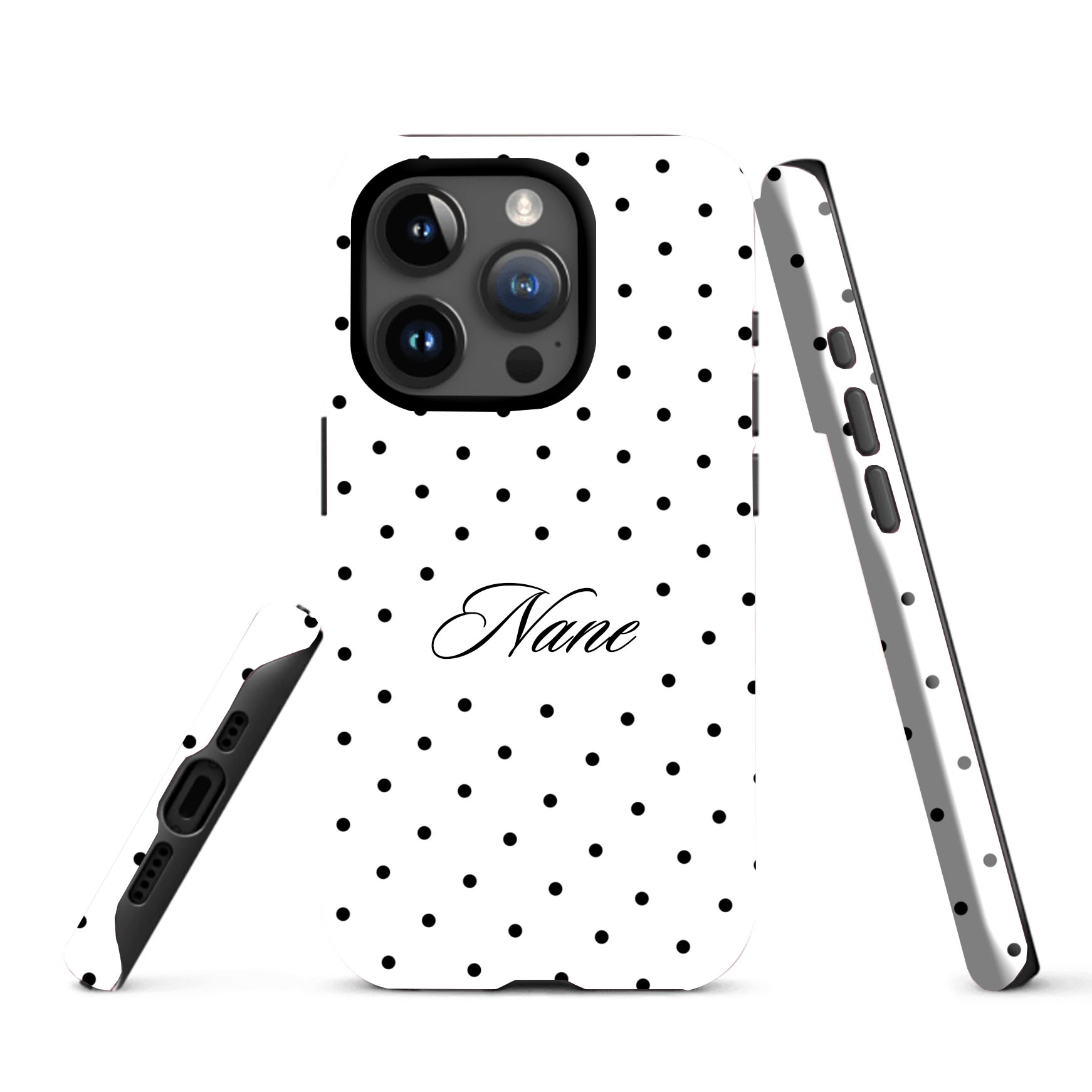 Phone Accessories Names - Özel İsimli Lüks Çift Katmanlı Arka