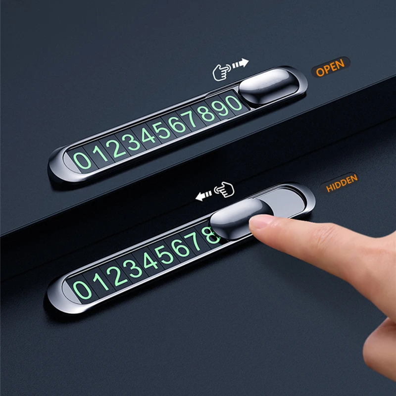 Phone Accessories Business - Arabada telefon numarası kartvizit geçici park