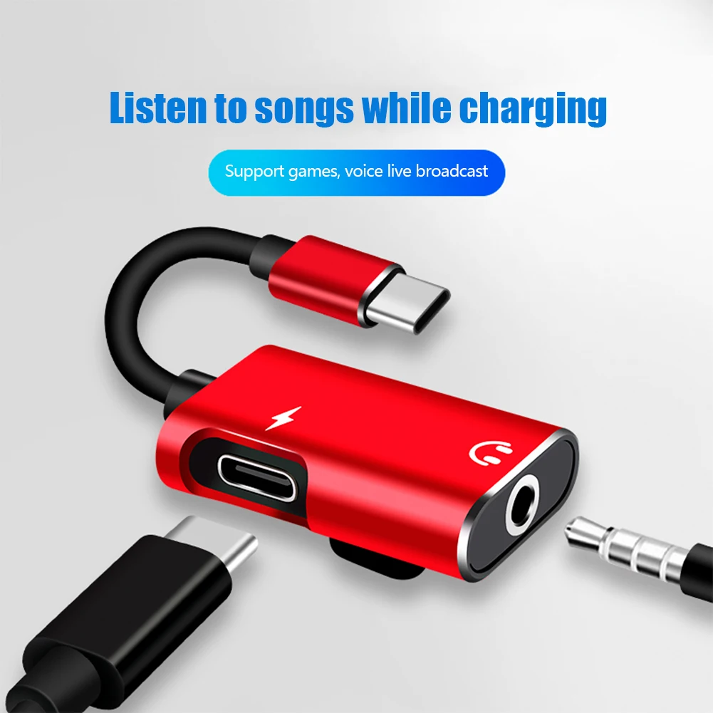 Earphone Splitter Jack - Xiaomi Huawei Tip C Ses Ayırıcı