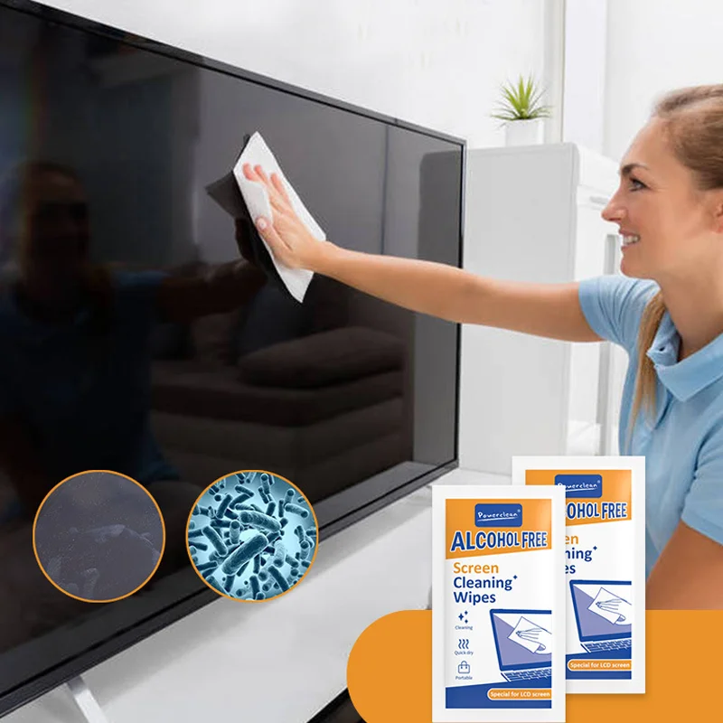 Screen Cleaner Spray - 40'lı PC Temizleme Mendili - Arabalar,