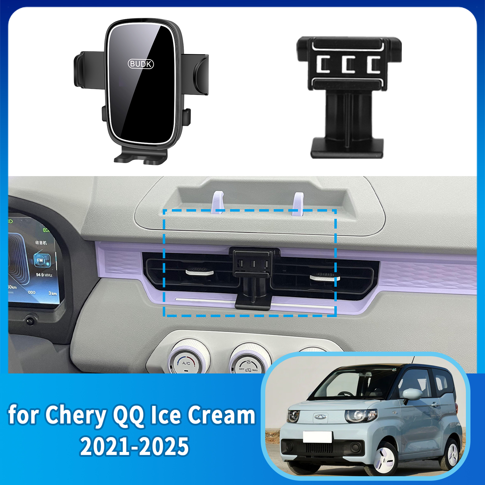 Qq Phone Accessories - Araba cep telefonu tutucu Chery QQ