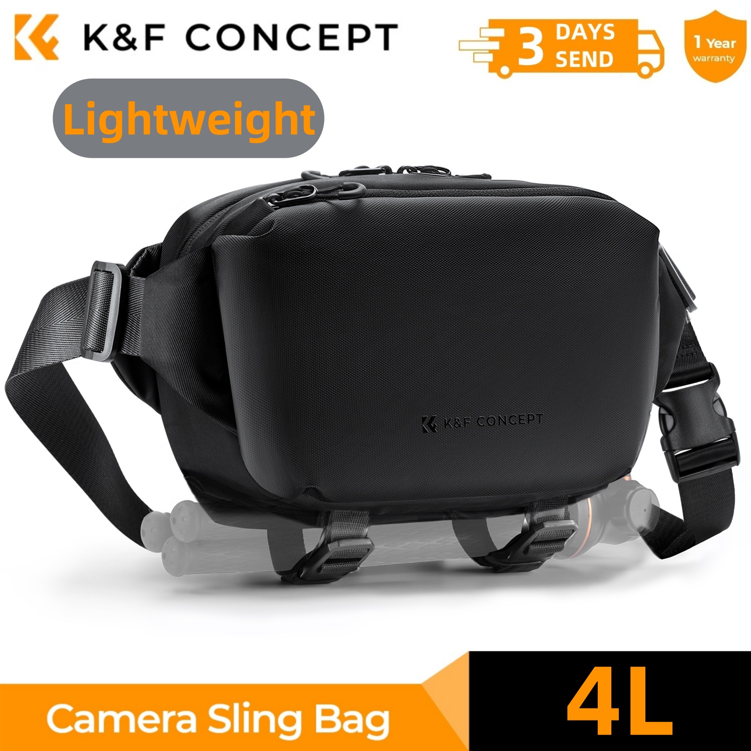 Phone Accessories For Photography - K&F CONCEPT 4L Kamera askılı çanta