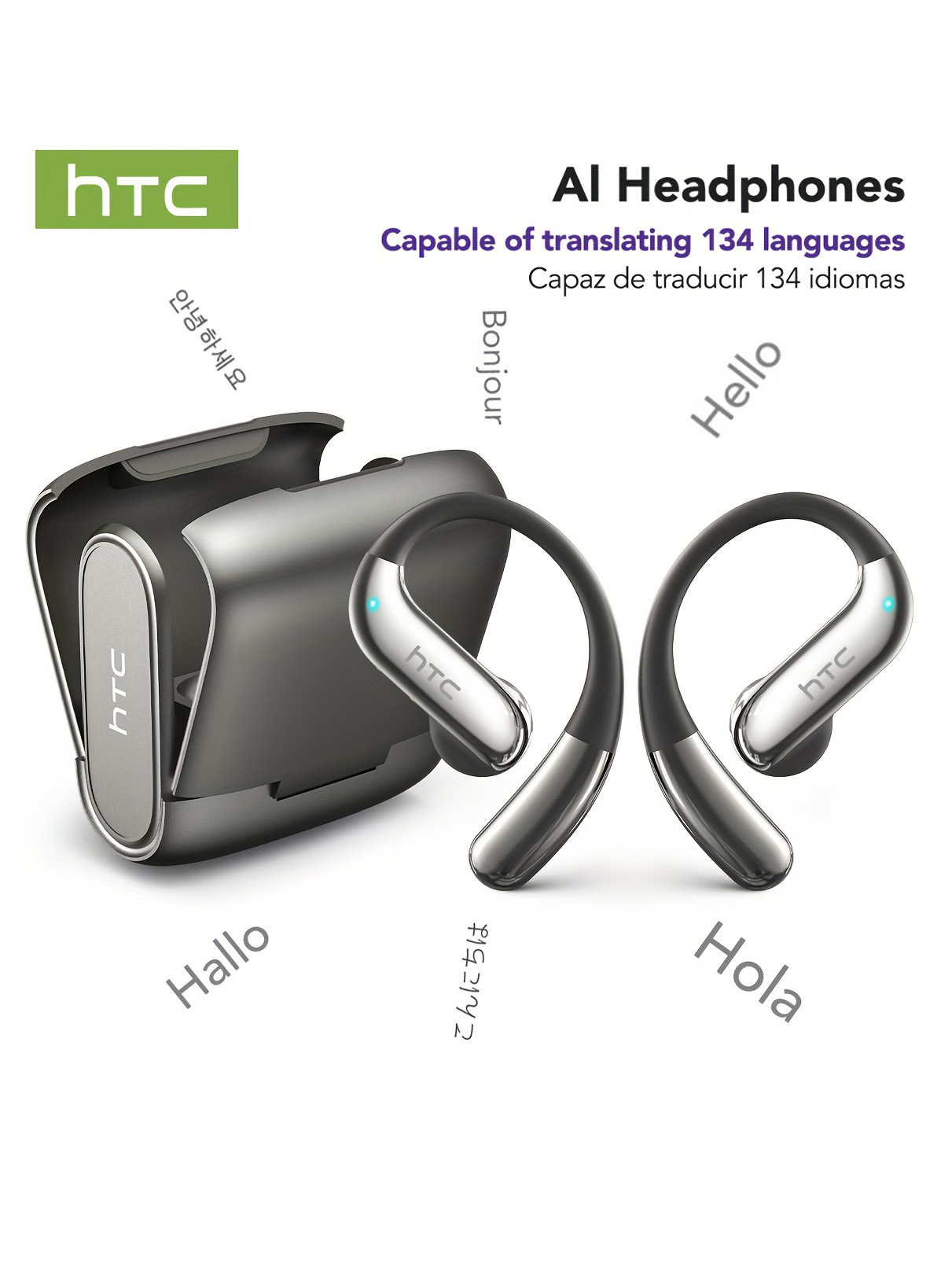 Wireless Earbuds Case - Açık Kulak Bluetooth Kulaklıkları HTC 30