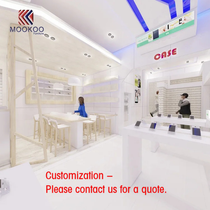 Phone Accessories Rack Display - Özel Tasarım 3D Mobil Telefon Mağazası