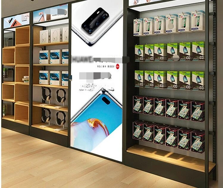 Phone Accessories Rack Display - Cep telefonu teşhir dolabı 2 cep
