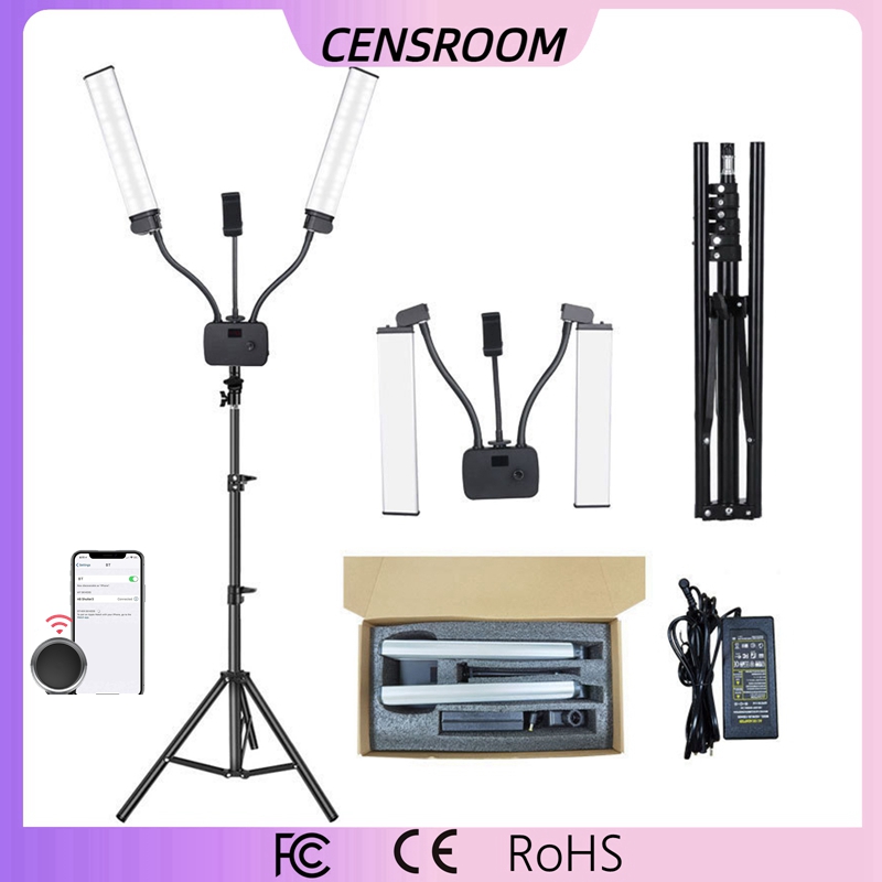 Led Strip Selfie - Tripod Uzun Şeritler ile 45W Çift