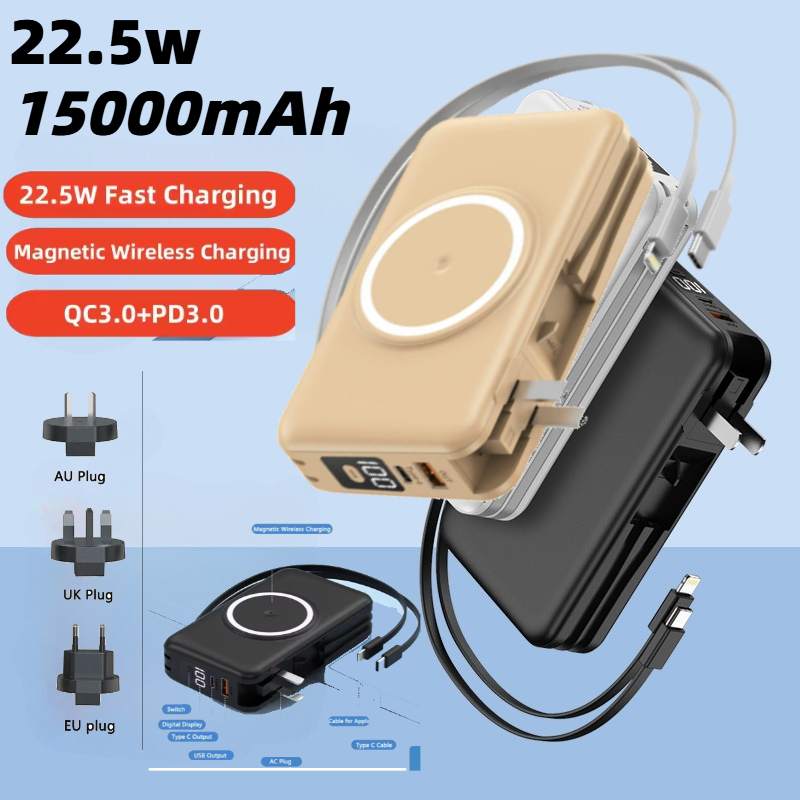 Portable Charger 20000Mah - 20000 mAh Magsafe Güç Bankası Duvar