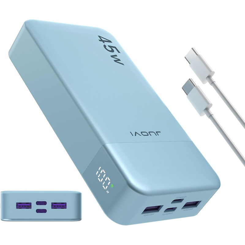 Portable Charger 20000Mah - JUOVI Powerbank 20000mAh 45W Hızlı Şarjlı