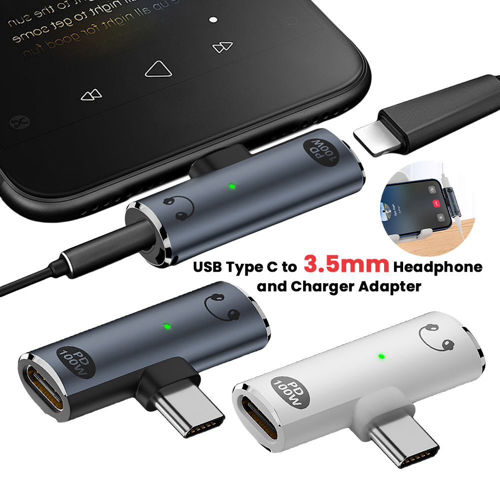 Earphone Splitter Jack - 2'si 1 Arada Ses Aux Adaptörü