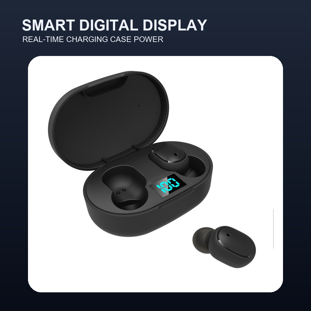 Wireless Earbuds Case - Dijital Ekranlı TWS Bluetooth 5.0 Kablosuz