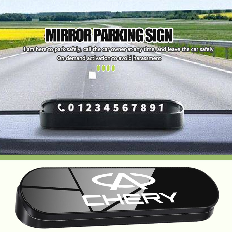 Qq Phone Accessories - Chery Simple Araba Geçici Park Kartı