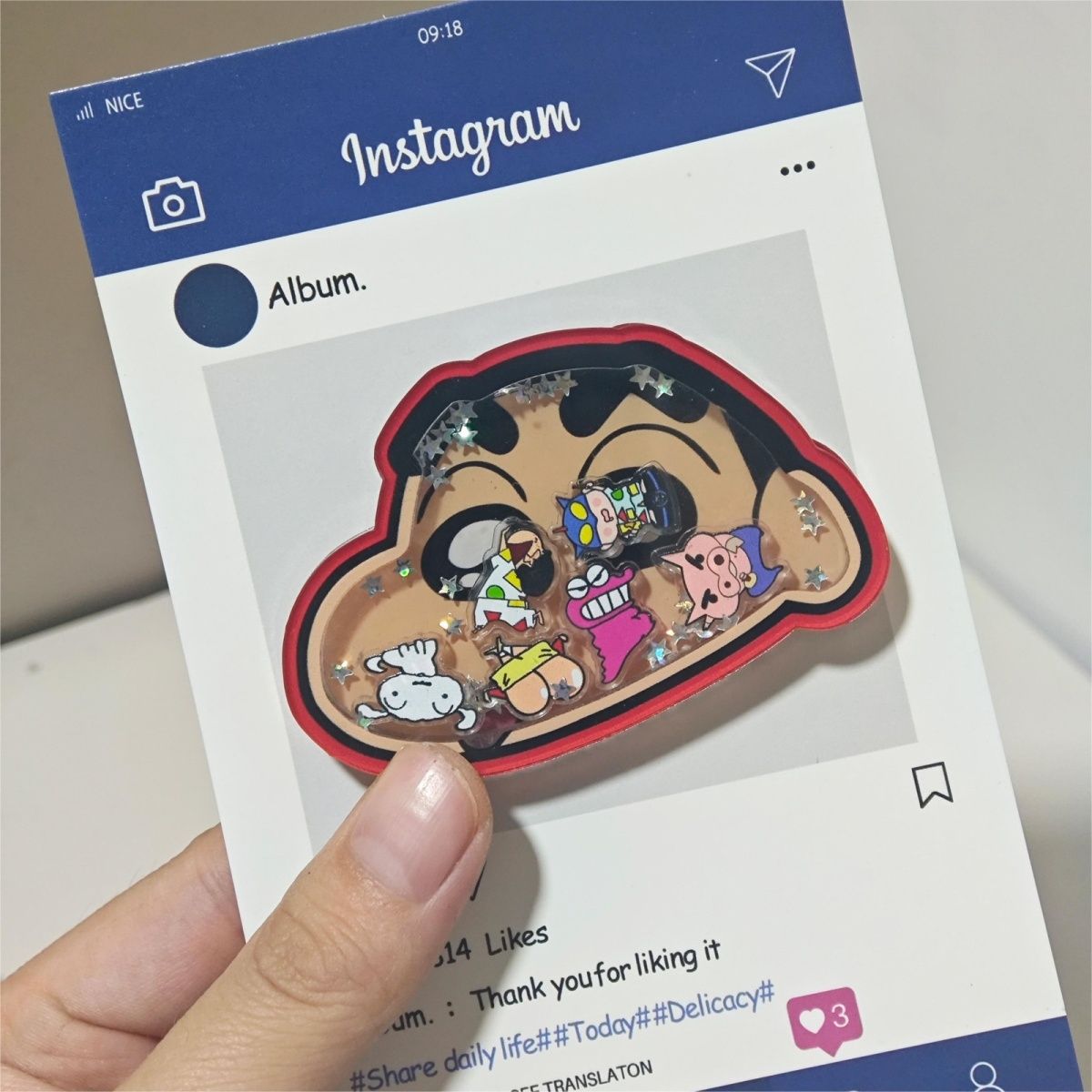 Phone Accessories Vending Machine - Crayon Shin-chan Taşınabilir Hava Yastığı Pop