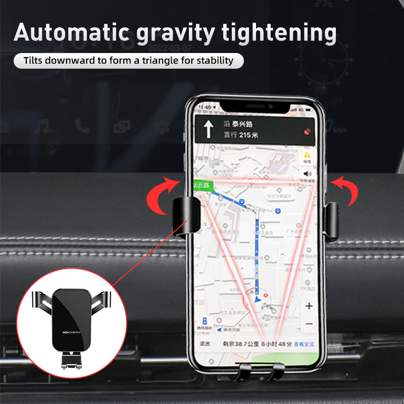 Qq Phone Accessories - Araba Havalandırma Menfezleri Telefon Tutucu Metal