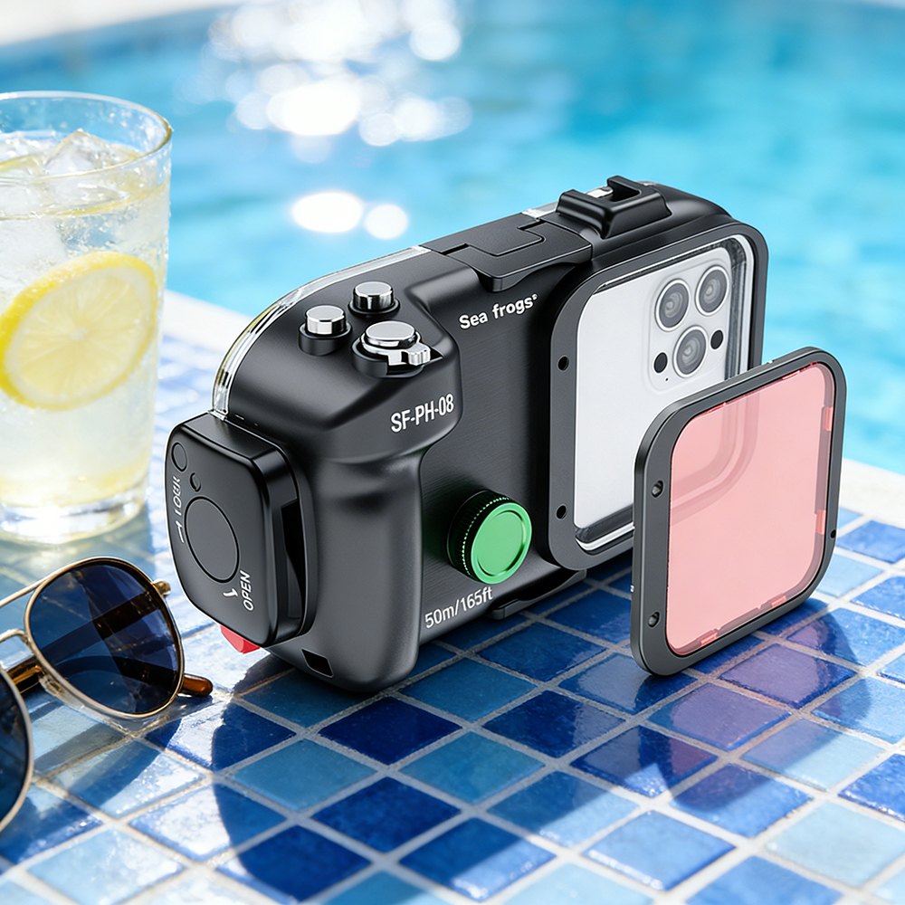 Phone Accessories For Photography - Seafrogs Şnorkelli Su Geçirmez Cep Telefonu