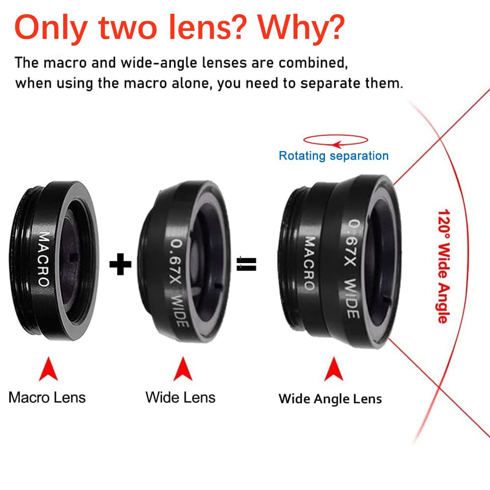 Evrensel 3'ü 1 Arada Balık Göz - Lens Camera Clip incelemesi ve fiyatı
