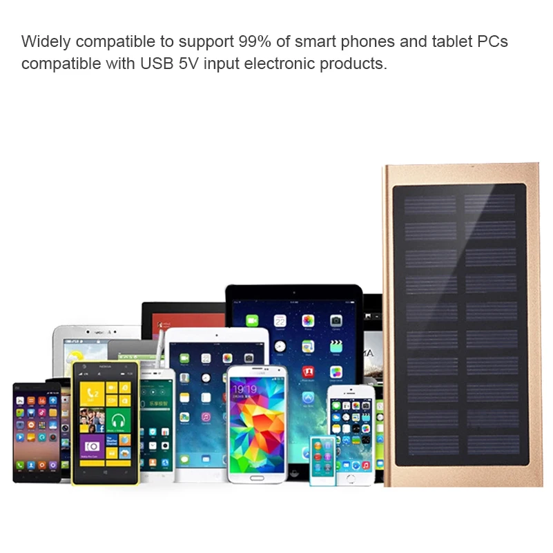 20000mAh Güneş Enerjisi Bankas - Portable Charger 20000Mah incelemesi ve fiyatı