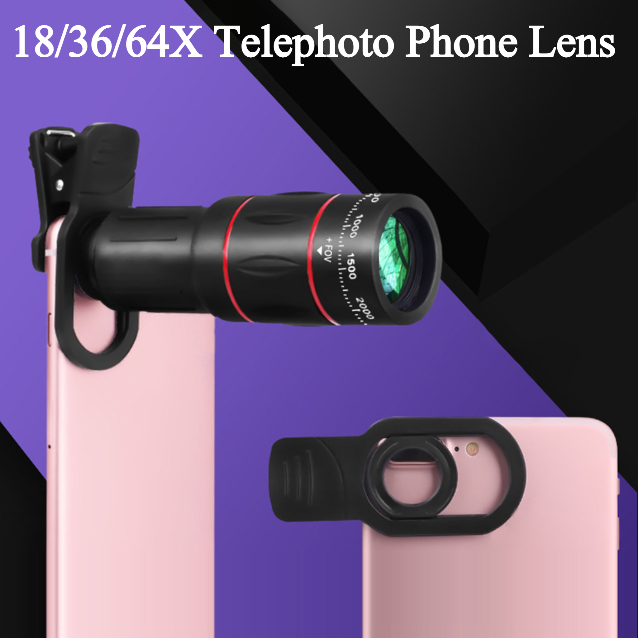 18/36/64X Cep Telefonu Kamera  - Lens Camera Clip incelemesi ve fiyatı
