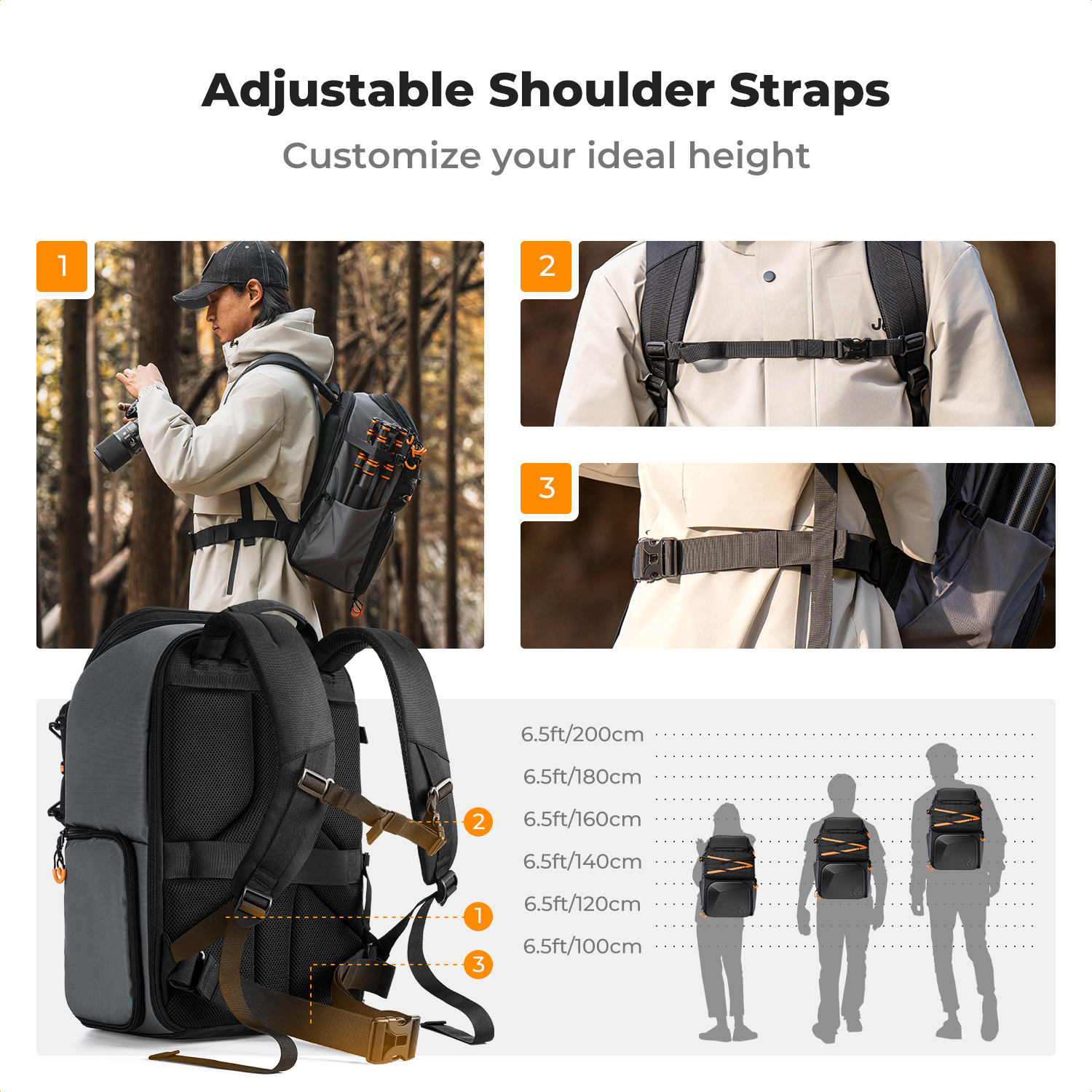 K&F CONCEPT 25L Açık Hava Kame - Phone Accessories For Photography incelemesi ve fiyatı