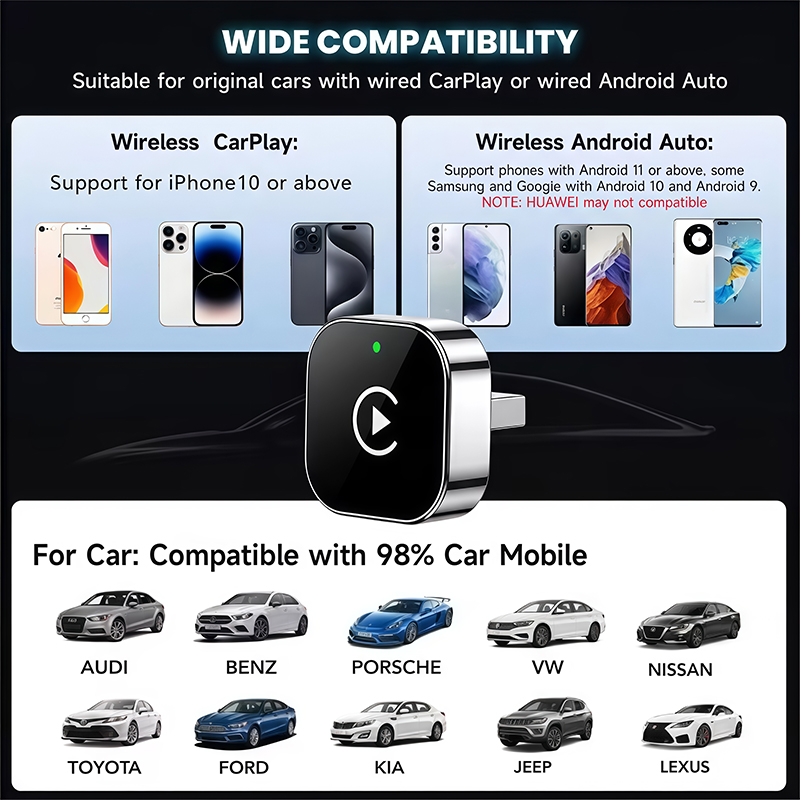 2'si 1 arada Kablosuz CarPlay  - Phone Accessories Business incelemesi ve fiyatı