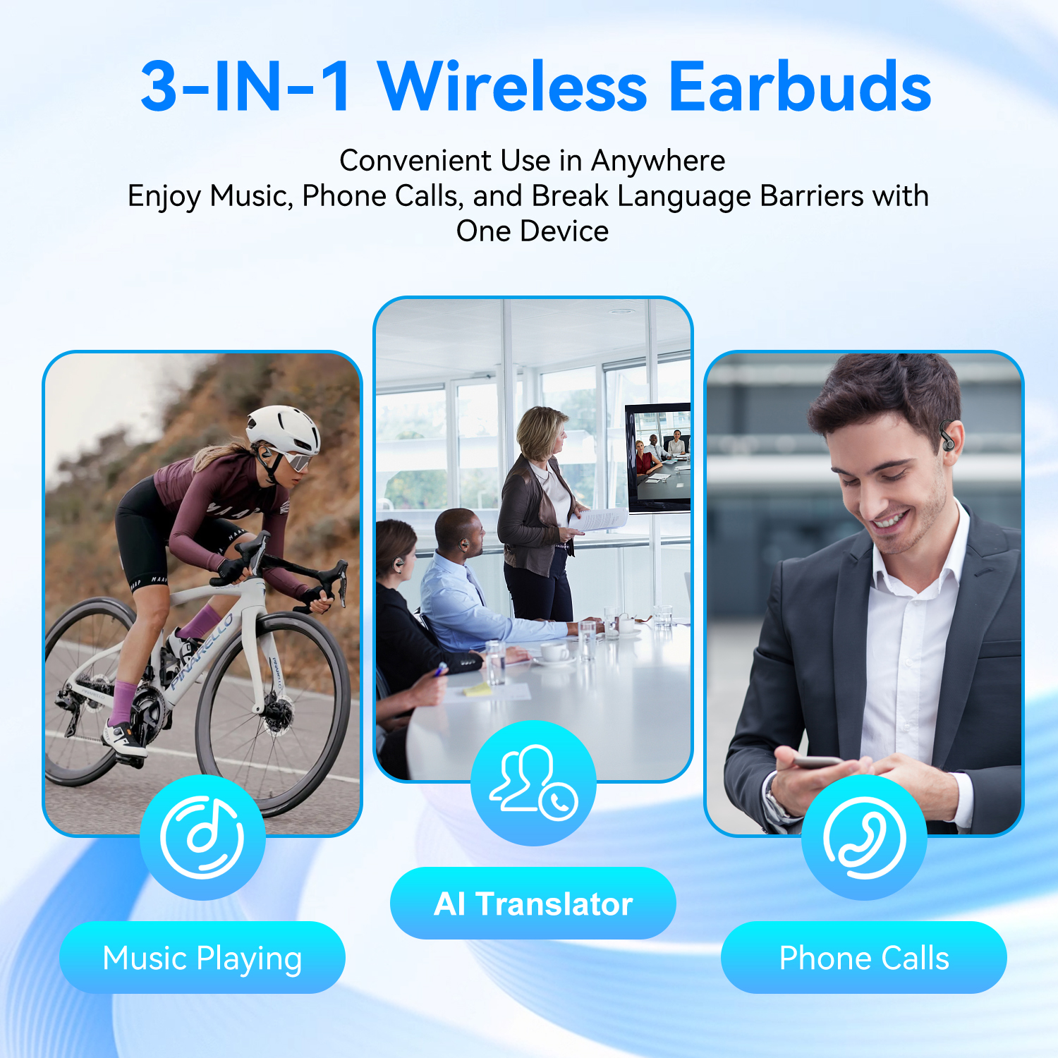 Yapay Zeka Çevirmen Kulaklık C - Wireless Earbuds Case incelemesi ve fiyatı