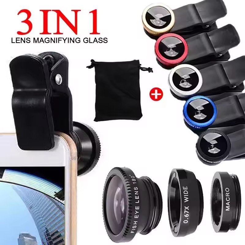 3'ü 1 Arada Balık Gözü Telefon - Lens Camera Clip incelemesi ve fiyatı