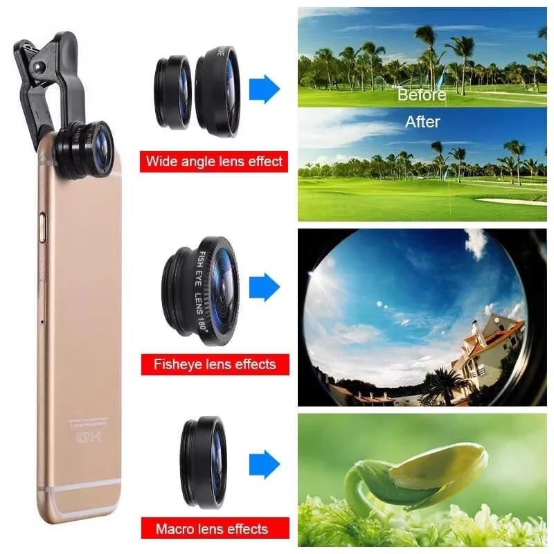 3'ü 1 Arada Balık Gözü Telefon - Lens Camera Clip incelemesi ve fiyatı