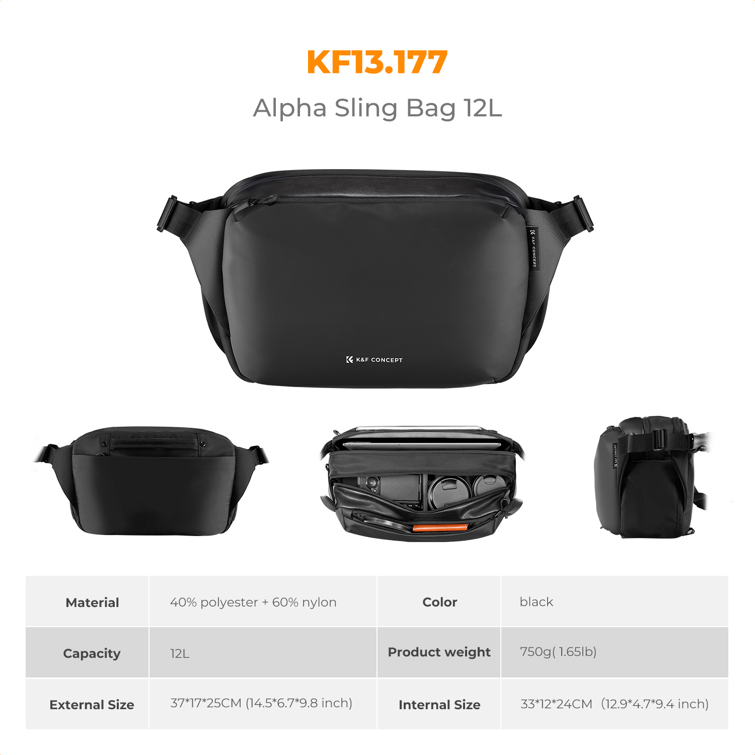 K&F CONCEPT 12L/10L Kamera ask - Phone Accessories For Photography incelemesi ve fiyatı