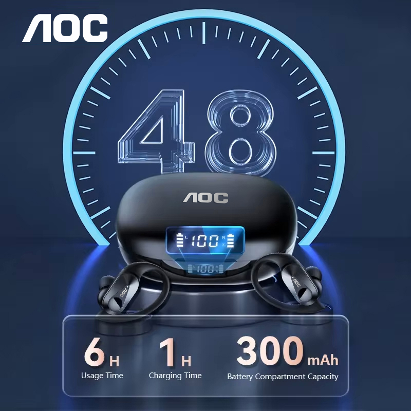 AOC Spor Kulaklık Kablosuz Blu - Wireless Earbuds Case incelemesi ve fiyatı