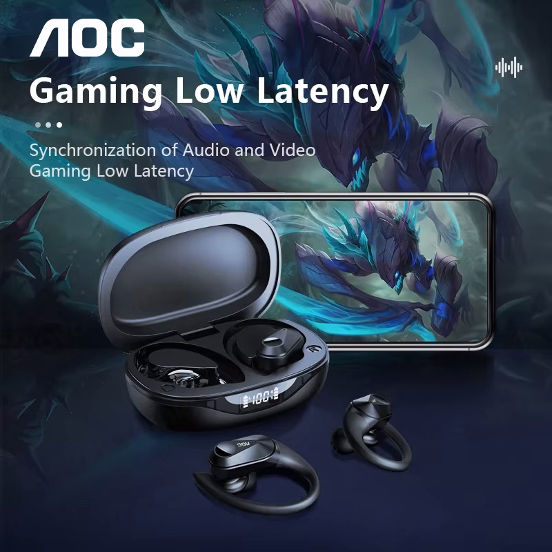 AOC Spor Kulaklık Kablosuz Blu - Wireless Earbuds Case incelemesi ve fiyatı
