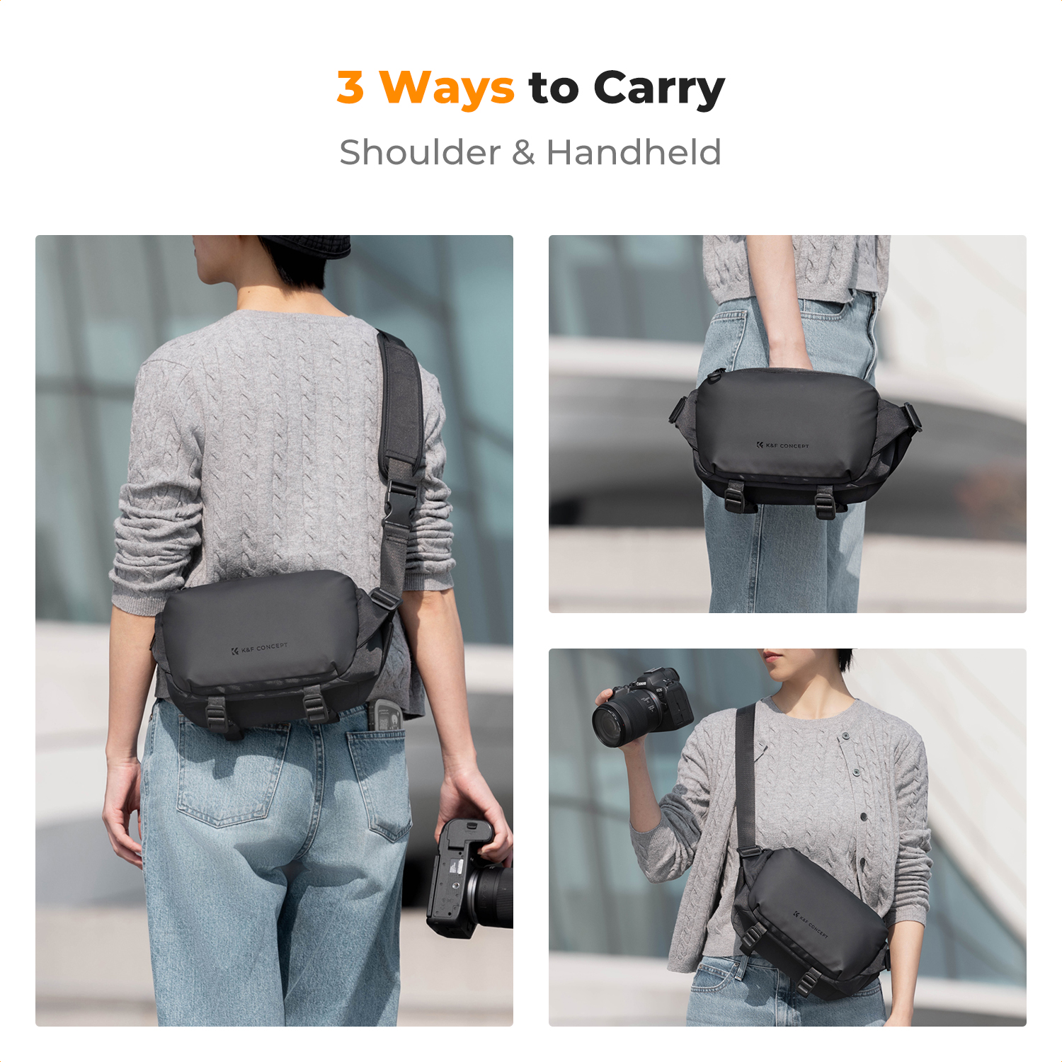 K&F CONCEPT 4L Kamera askılı ç - Phone Accessories For Photography incelemesi ve fiyatı