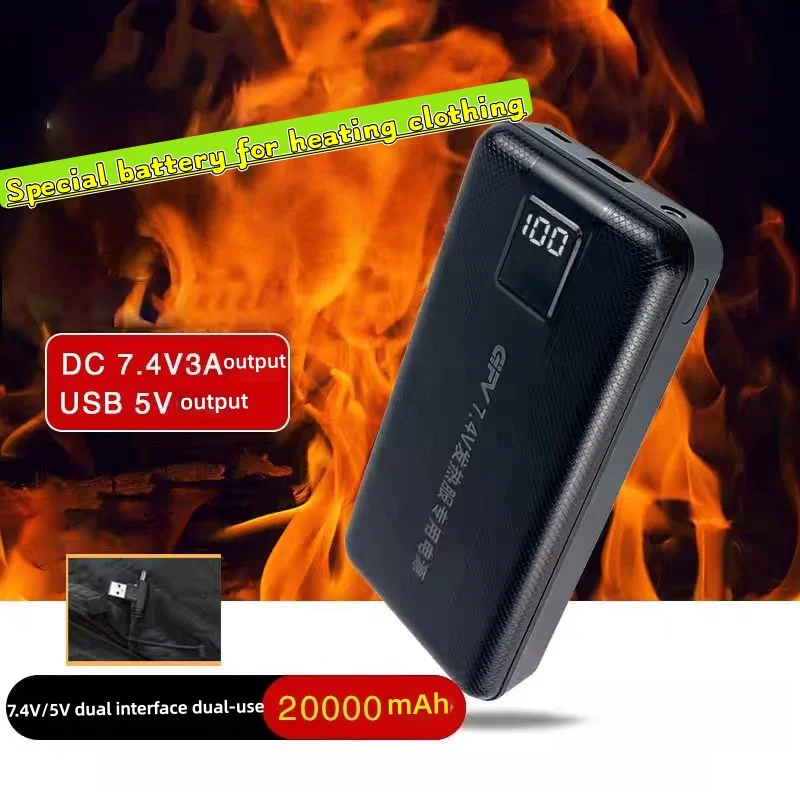 Yeni Büyük Kapasiteli 7.4V/3A/ - Portable Charger 20000Mah incelemesi ve fiyatı