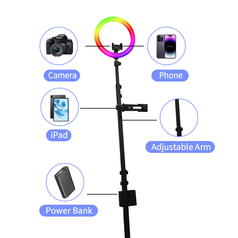 80cm 360 derece °   LED Şerit  - Led Strip Selfie incelemesi ve fiyatı
