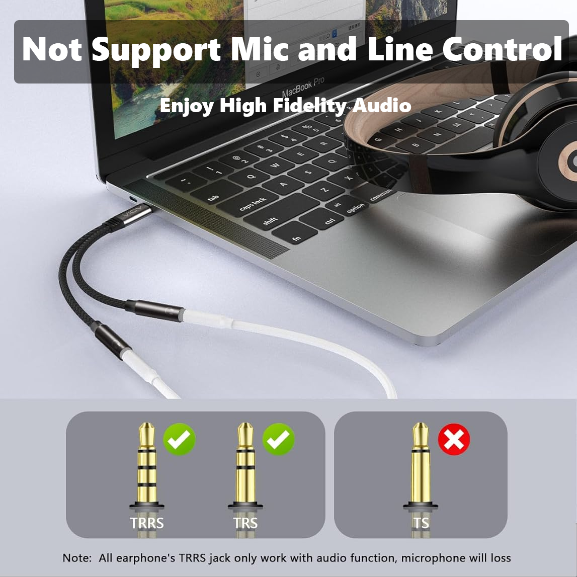 USB C - Çift 3.5mm Dişi Kulakl - Earphone Splitter Jack incelemesi ve fiyatı