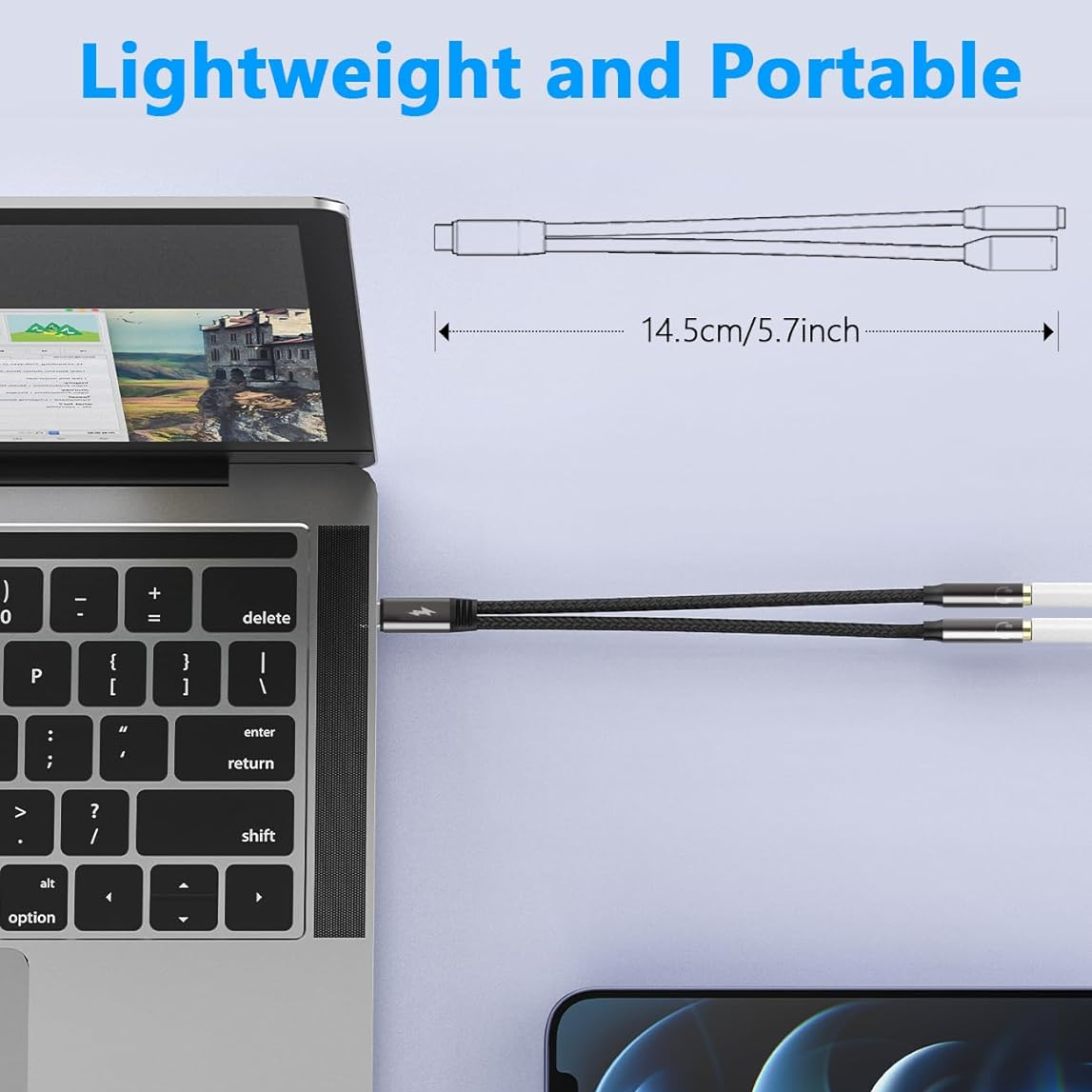 USB C - Çift 3.5mm Dişi Kulakl - Earphone Splitter Jack incelemesi ve fiyatı