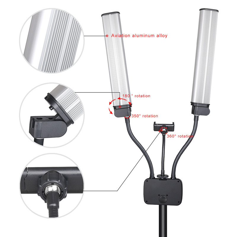 Çift Kollu LED Dolgu Işığı Fot - Led Strip Selfie incelemesi ve fiyatı