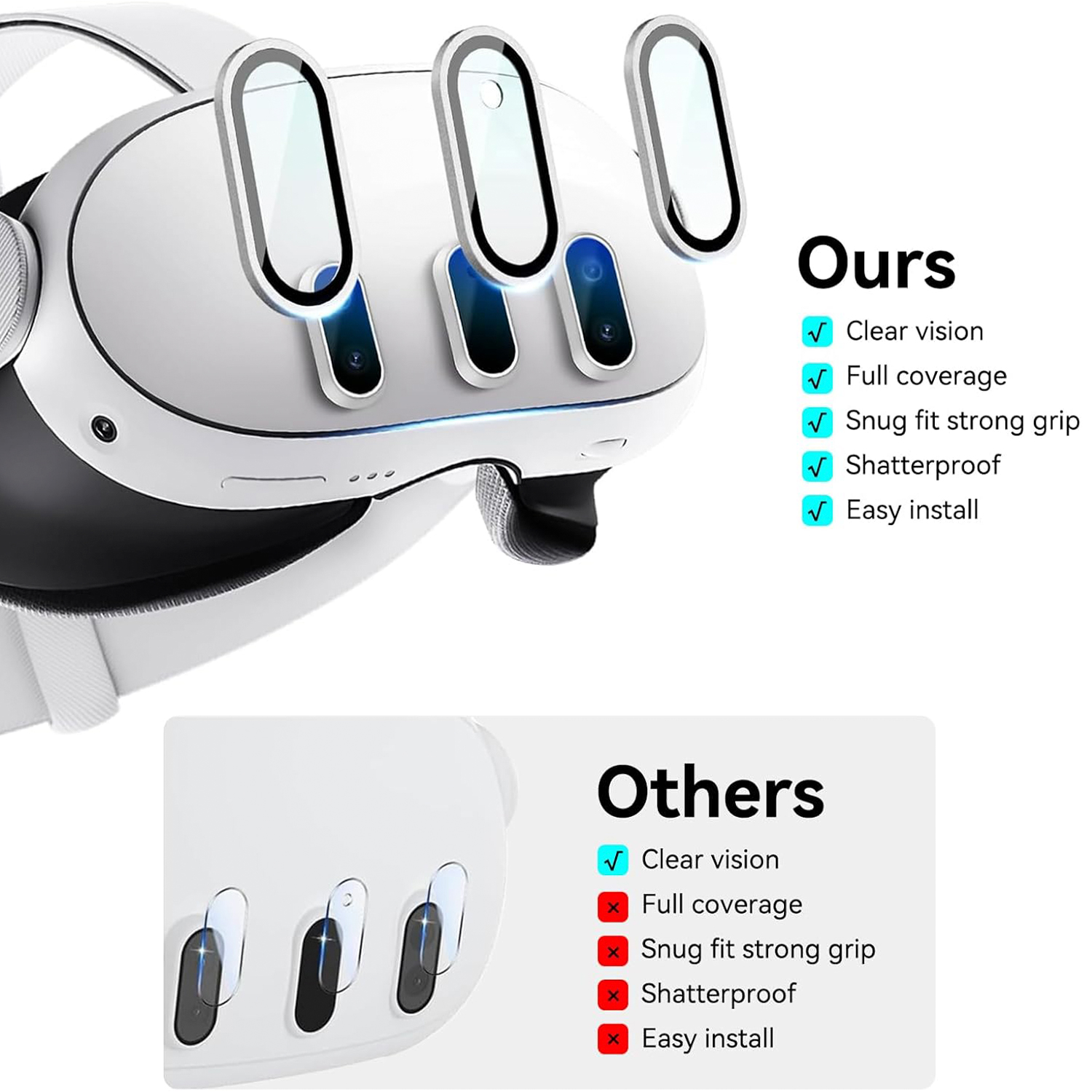 Meta Quest 3 için Kamera Lens  - Lens Camera Clip incelemesi ve fiyatı