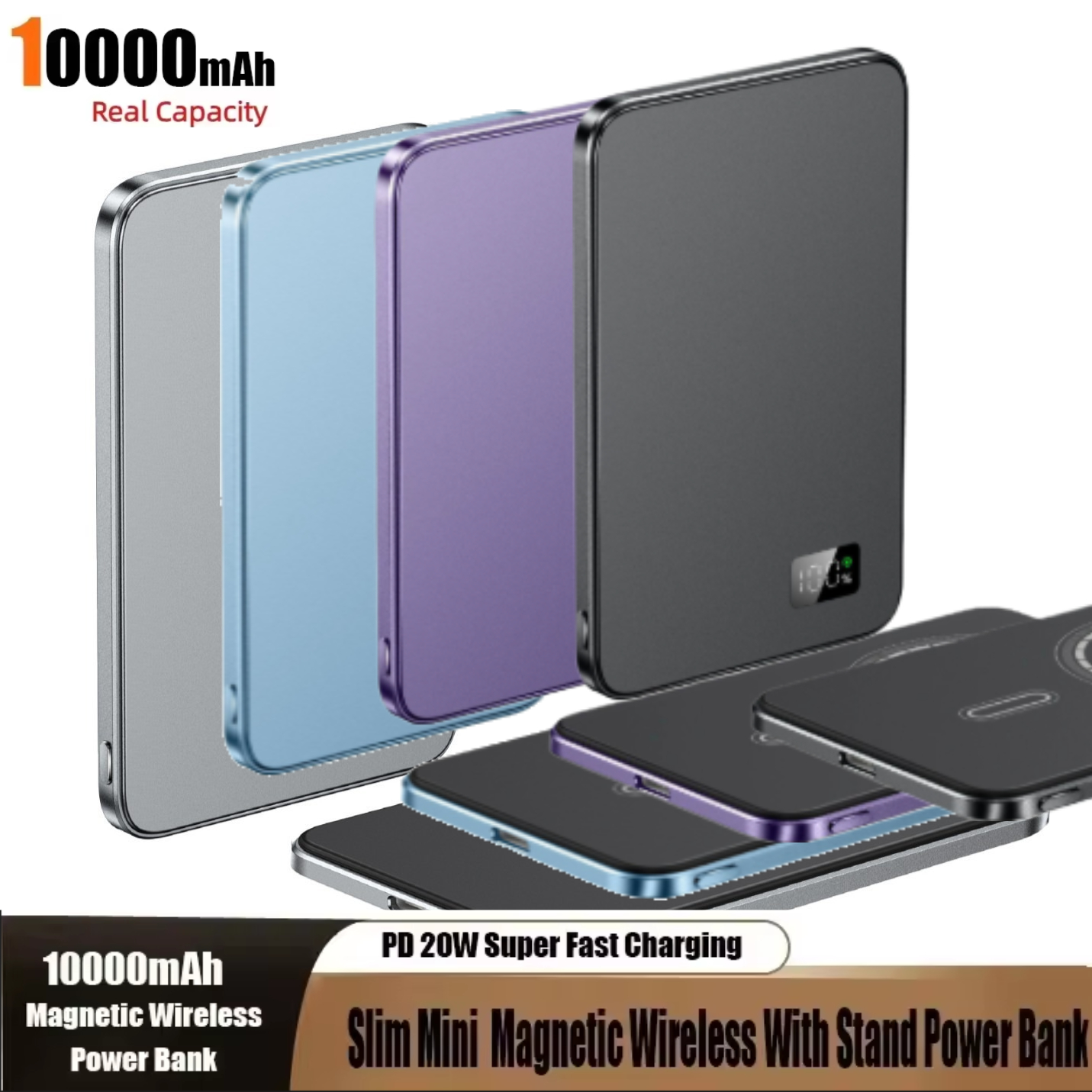 20000mAh Manyetik Güç Bankası  - Portable Charger 20000Mah incelemesi ve fiyatı