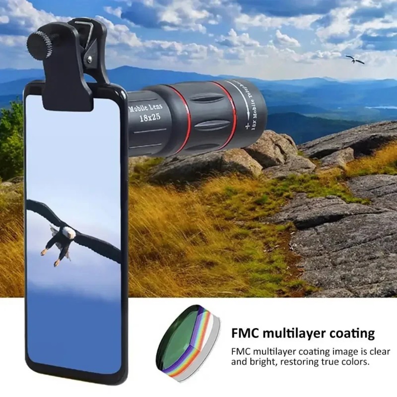 Konserler için Evrensel 18x Bü - Lens Camera Clip incelemesi ve fiyatı