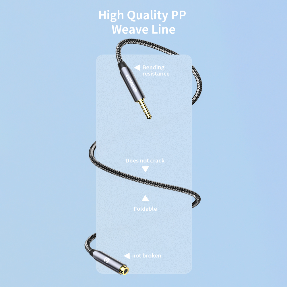 ESSAGER kulaklık uzatma kablos - Earphone Splitter Jack incelemesi ve fiyatı